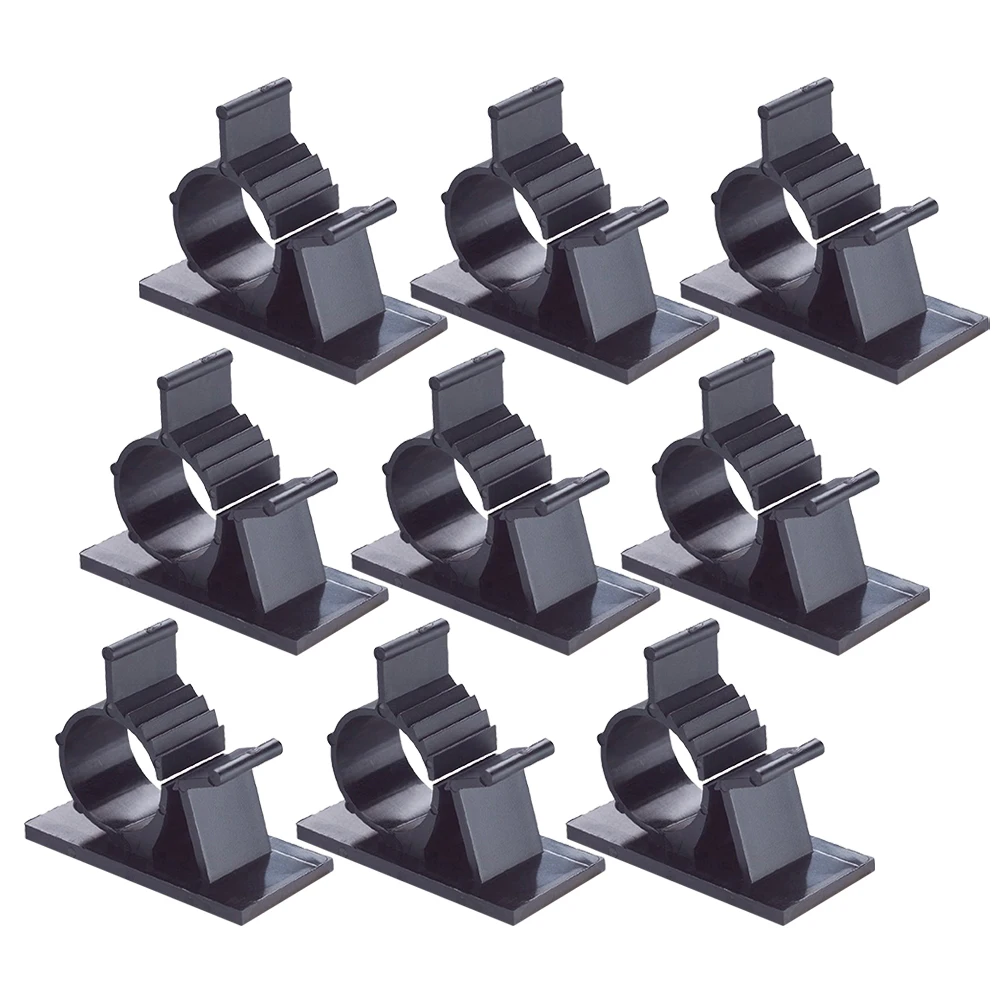 

100pcs Cable Clips Mini Size Easy Install Remove Trace Free Cord Management Home Dorm Decoration Plastic Wire Organizer Self