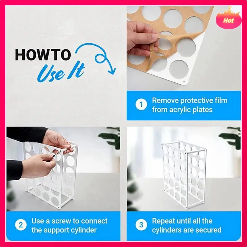 

3Pack Vinyl Roll Organizer Vinyl Roll Holders Vinyl Storage Organizer Display Stand
