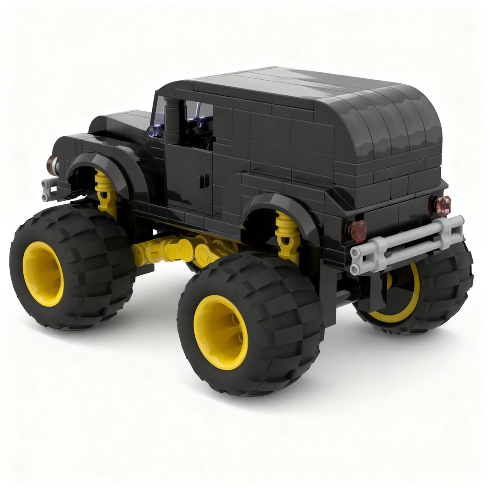339pcs MOC City Stuntz Grave Digger 1 Monster Truck Model Building Blocks Christmas Gift Toy Collection Assemble Craft Brick