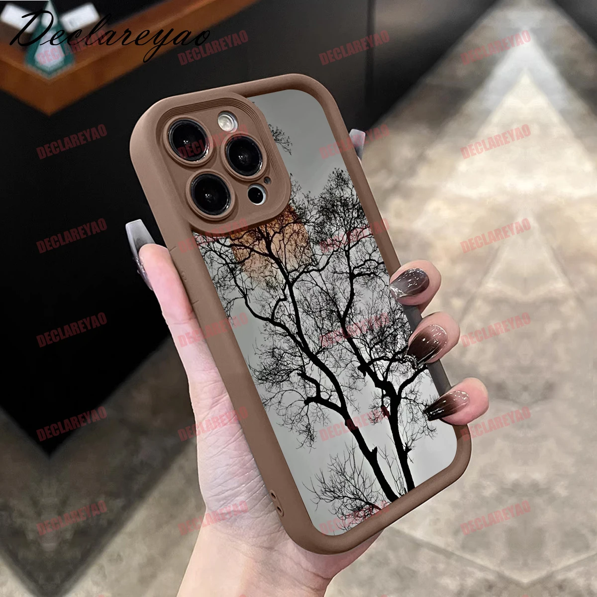 DECLAREYAO Matte TPU Soft Light Slim Cases For Samsung Galaxy Plus S24 Ultra S23 S25 Covers Case Shockproof