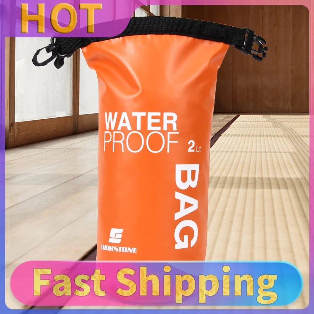 2L Waterproof Dry Bag Floating Storage Bag Keeps Gear Dry Roll Top Sack Lightweight Lightweight Dry Sack for Beach Swimming