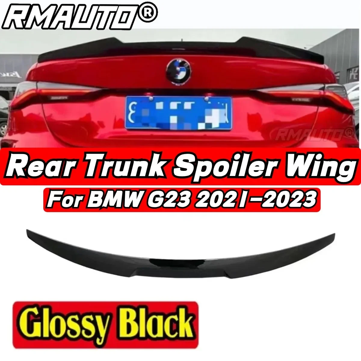 BMW G23 Car Rear Trunk Spoiler Body Kit Car Rear Spoiler Wing For BMW 4 Series G23 420i 430i 420d 430d 2021-2023 Car Accessories