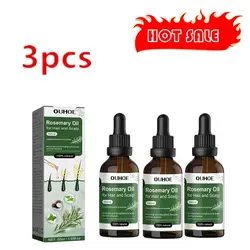 3PCS Rosemary oil For Hair Growth Product, Growing Hair Essential Oil Beauty Hair Care, Prevent Hair Loss Oil 50ml