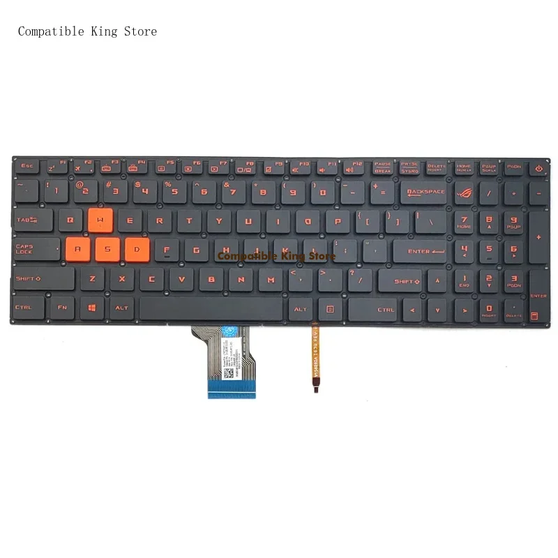 New For Asus ROG Strix GL502 GL502VM GL502VM-DB71 GL502VM-DS74 GL502VS GL502VY GL502VY-DS71 Series Laptop Keyboard With Backlit