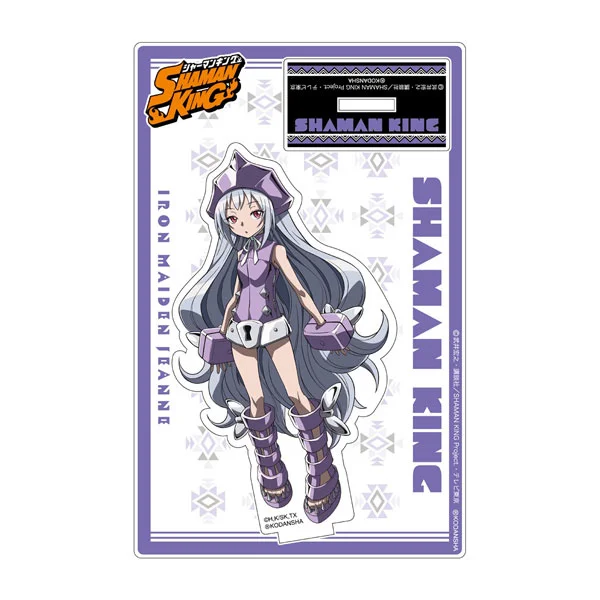 

New In Stock Anime SHAMAN KING Acrylic Stand Model Figure Yoh Asakura Amidamaru Anna Kyoyama Cosplay Plate Desk Decor Prop Gift