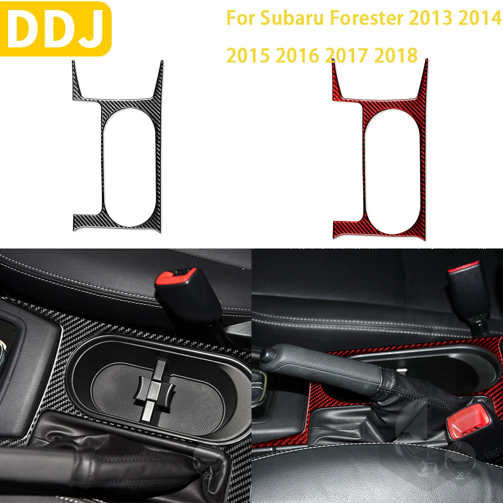 For Subaru Forester 2013 2014 2015 2016 2017 2018 Accessories Carbon Fiber Interior Central Control Gear Trim Sticker