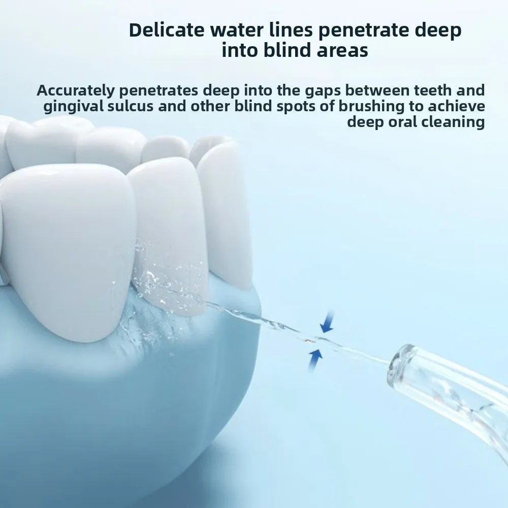 

Portable Electric Oral Irrigator Smart Rechargeable Dental Cleaner 3 Cleaning Modes Cordless Tooth Scaler Gum Care