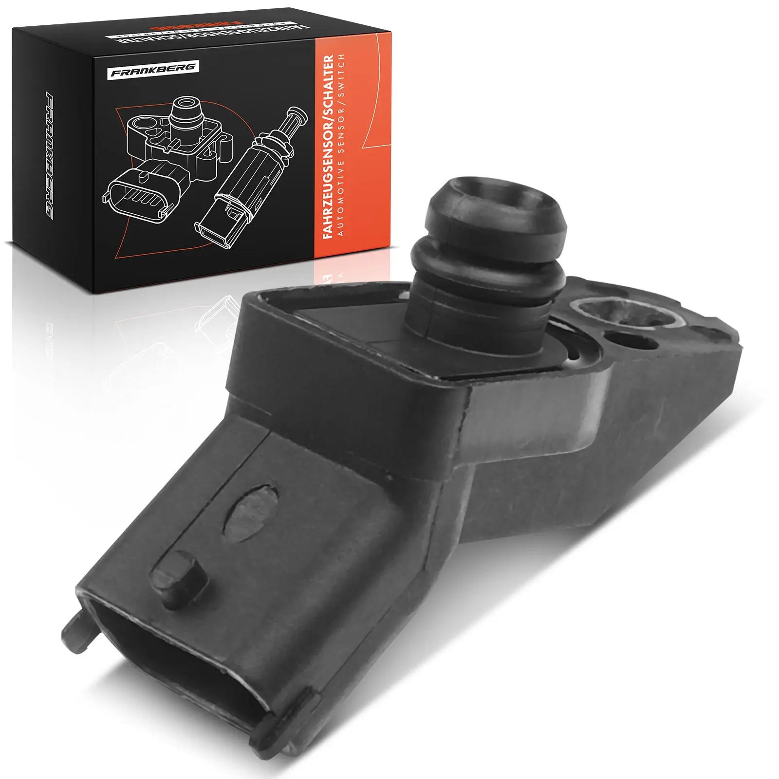 Frankberg 1x zuigdruksensor voor Alfa Romeo 156 Lancia Lybra Volvo C70 I S60 V70 I Fiat BAT6S701A 91254620 0261230029