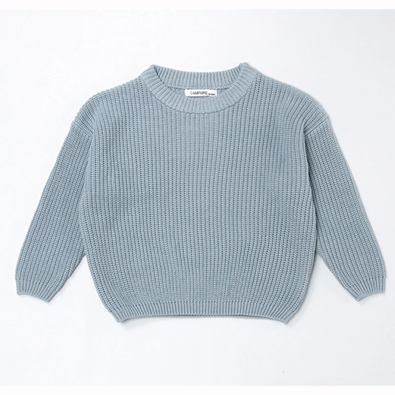 1-7Yrs Boys Knitted Pullover Baby Girls Soft Cotton Knitted Sweater Children\'s Tops Clothes New Kids Cashmere Pullover Sweaters