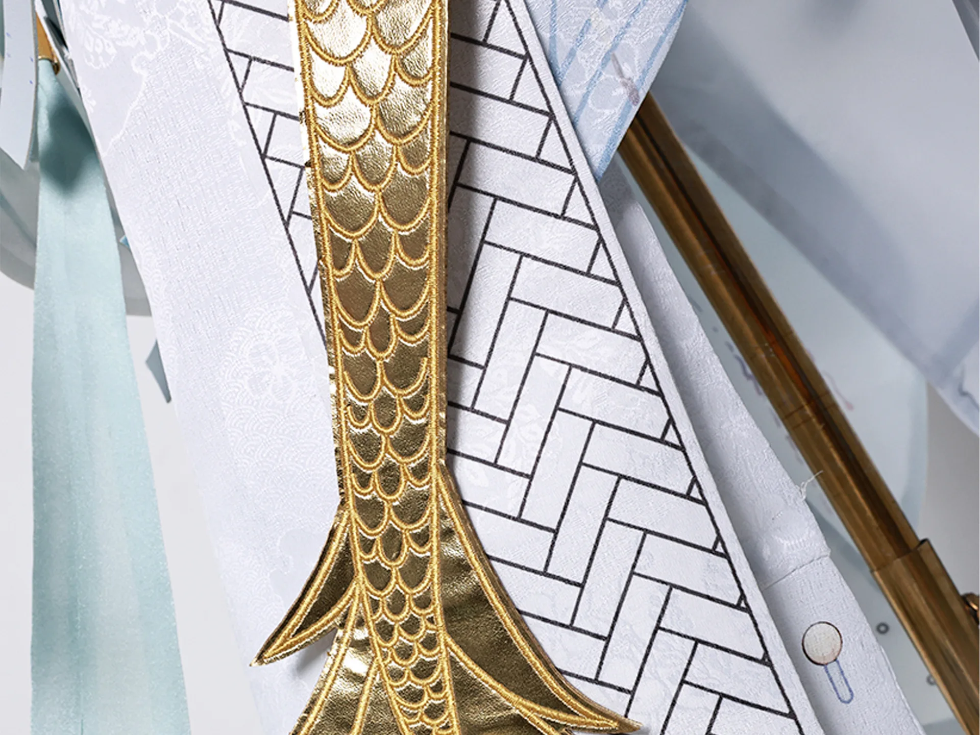 【Wetrose】متوفر في المخزون أزياء Jinhsi التأثيرية Wuthering Waves Jin Hsi Jinxi Jin Xi مجموعة كاملة من الشعر المستعار لعيد الهالوين وعيد الميلاد