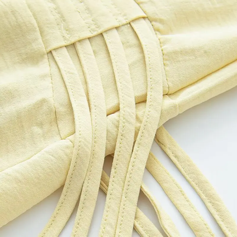 Robe longue de vacances élégante, Vintage, style Boho, manches longues, ample, plissée en dentelle, mode printemps/été 2025