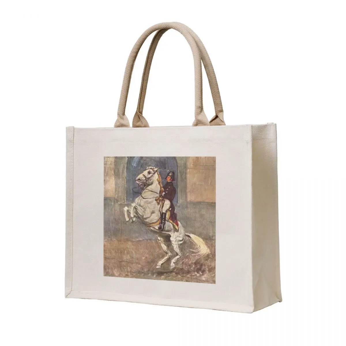 

Lippizan Horse: The Courbette, Classical Dressage at the Spanish Riding School Tote Bag Lady bag Reusable bags Cloth bag