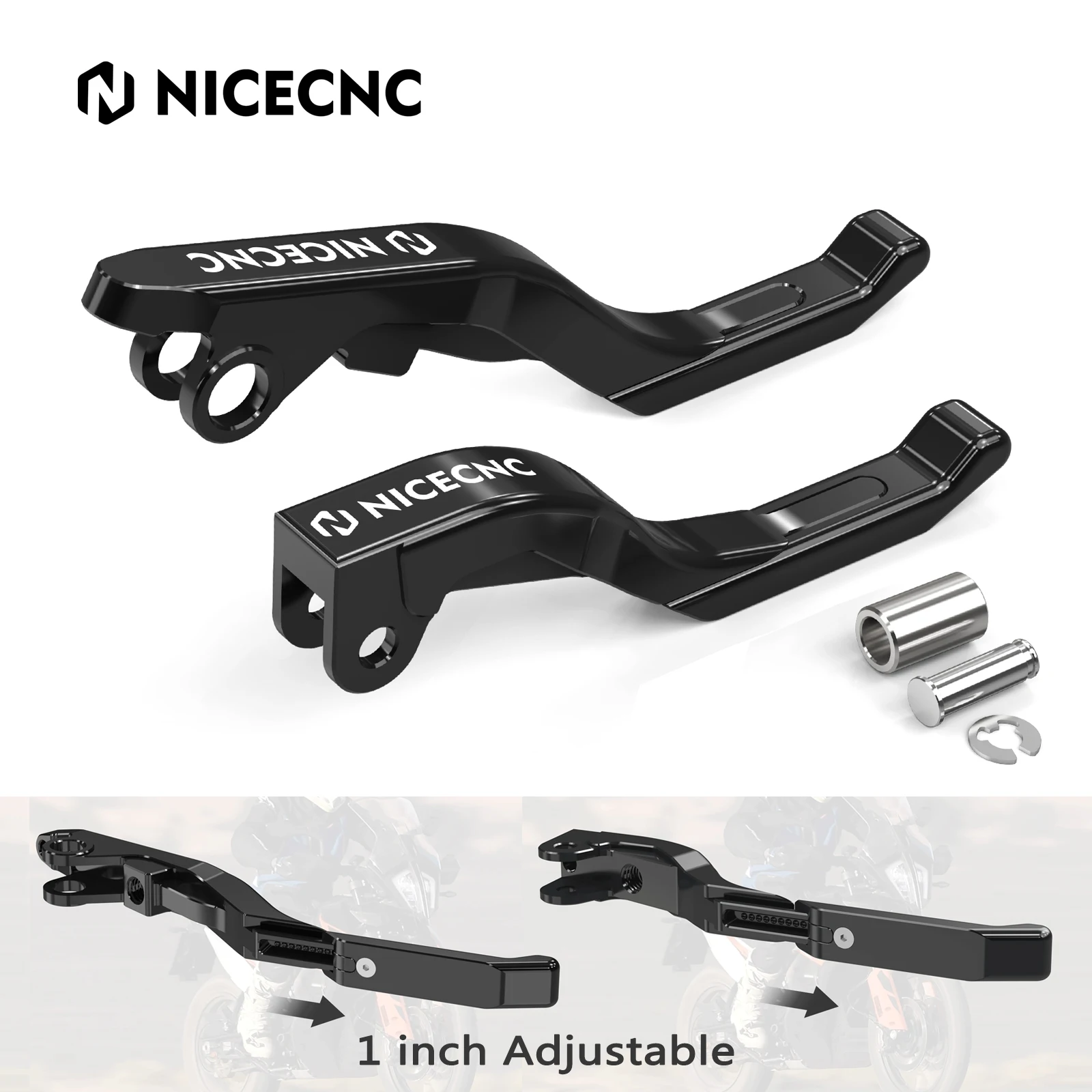 For 22-25 Husqvarna Norden 901 Short Brake Clutch Lever for KTM 890 Adventure/R 21-25 790 Adventure 19-25 790 Adventure R 19-20