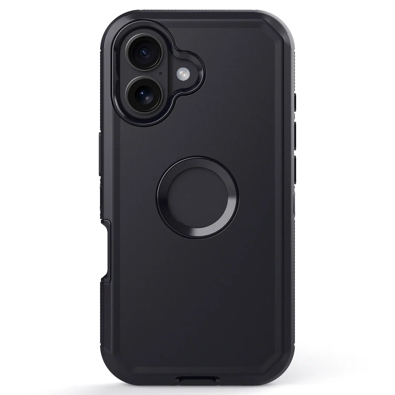 حافظة لهاتف آيفون 16e/16/16/16 Plus/16 Pro/16 Pro Max غطاء مقاوم للصدمات و4 قطعة تغطية كاملة واقيات شاشة من الزجاج المقسى