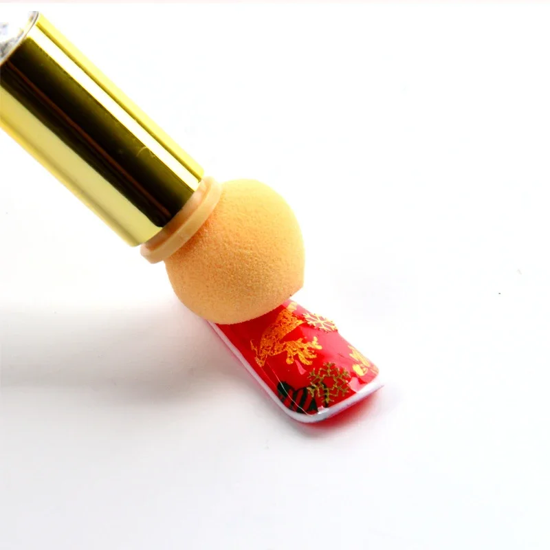 DIY Nail Art Stempelset Rosenblütenblattmuster mit Silikonschaber, Stempelplatte, Pinselstift – komplettes Design-Tools-Set