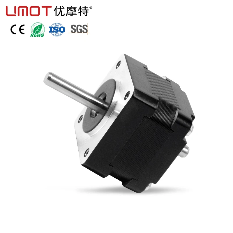 

UMOT Nema14 Dual-Shaft Stepper Motor 2 Phase 35X28mmHigh-Precision Positioning 1.8degree 1.0A 200mN.m for for 3D Printe Machine