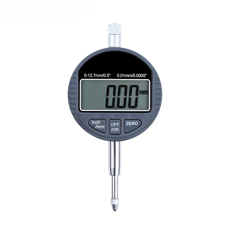 

0-12.7mm/0.5inch Electronic Digital Dial Indicator 0.01mm Digital Dial Gauge Metric/Inch
