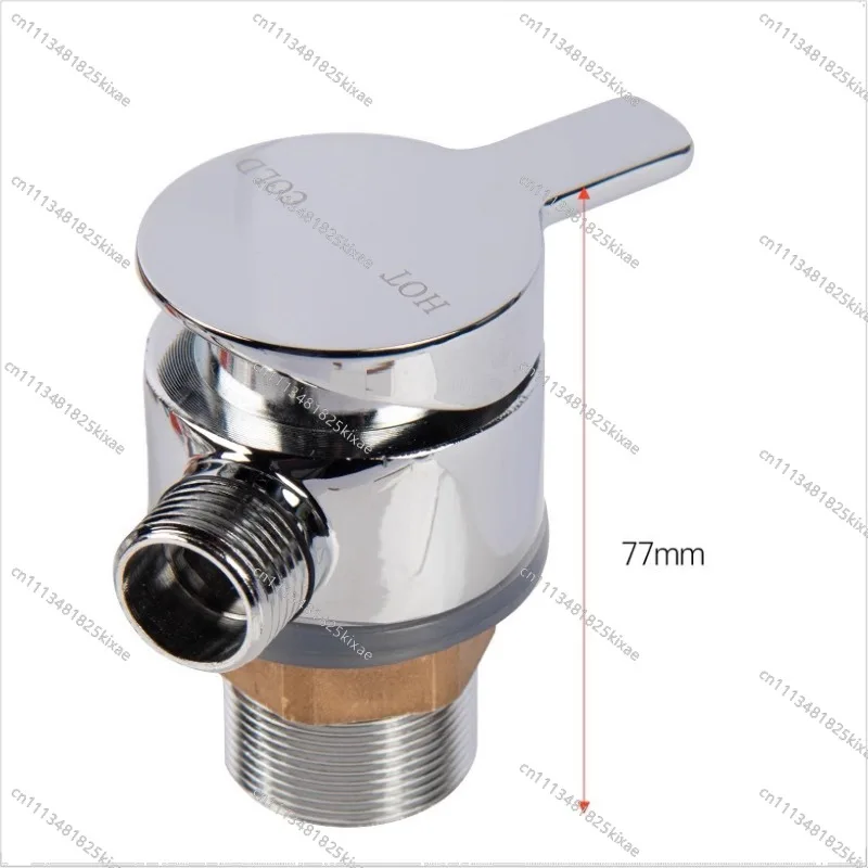 For Mixing Valve Faucet, Stainless Steel Faucet Hot and Cold Shower Shower Head Fluffy Head Base Switch