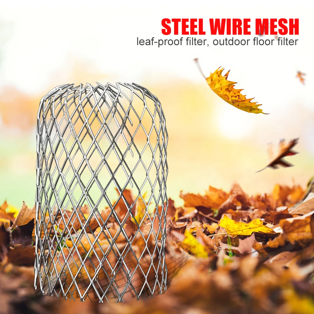 4/6 قطعة مرشحات الحرس شبكة متعددة الوظائف العالمي مصفاة الفلتر المعدنية توسيع الملحقات لمنع انسداد يترك #5