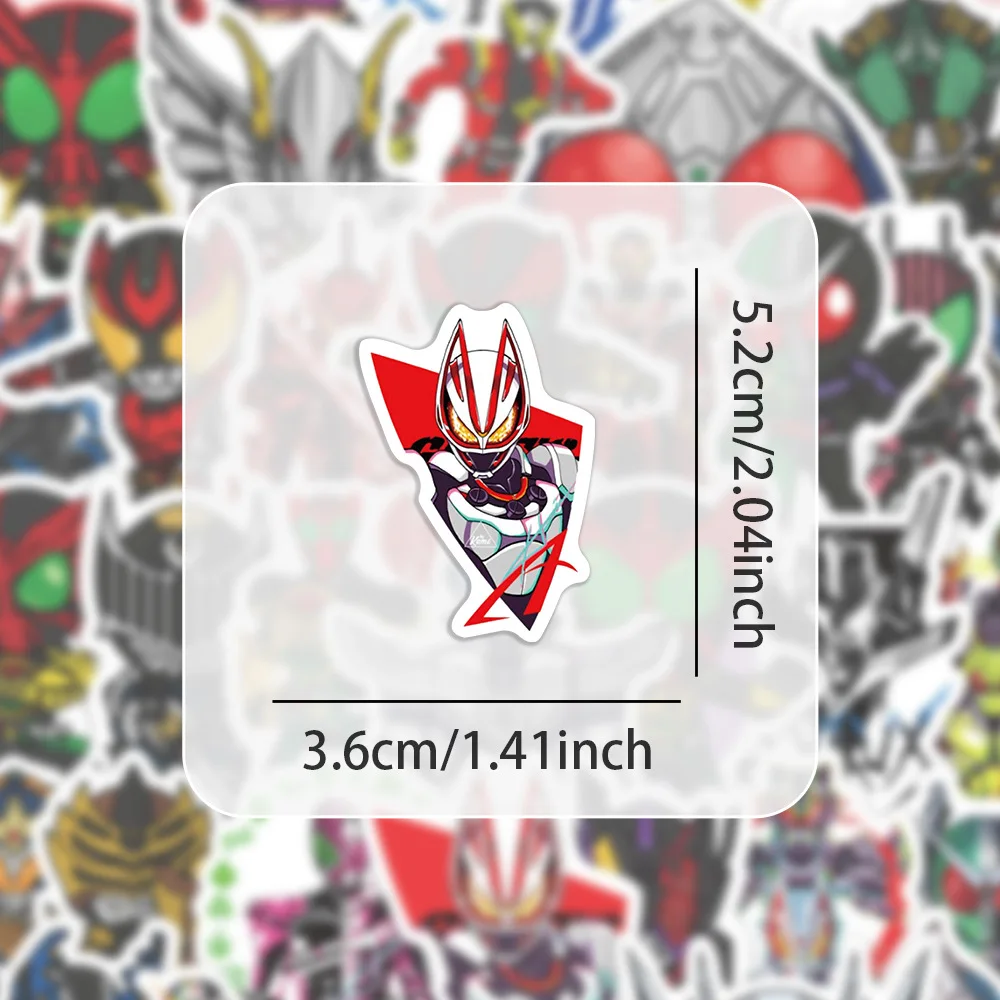10/30/50PCS New Kamen Rider Stickers Cartoon Cool Doodle Decorative Decals DIY Motorcycle Helmet Skateboard Guitar Stickers Toy - Image 6