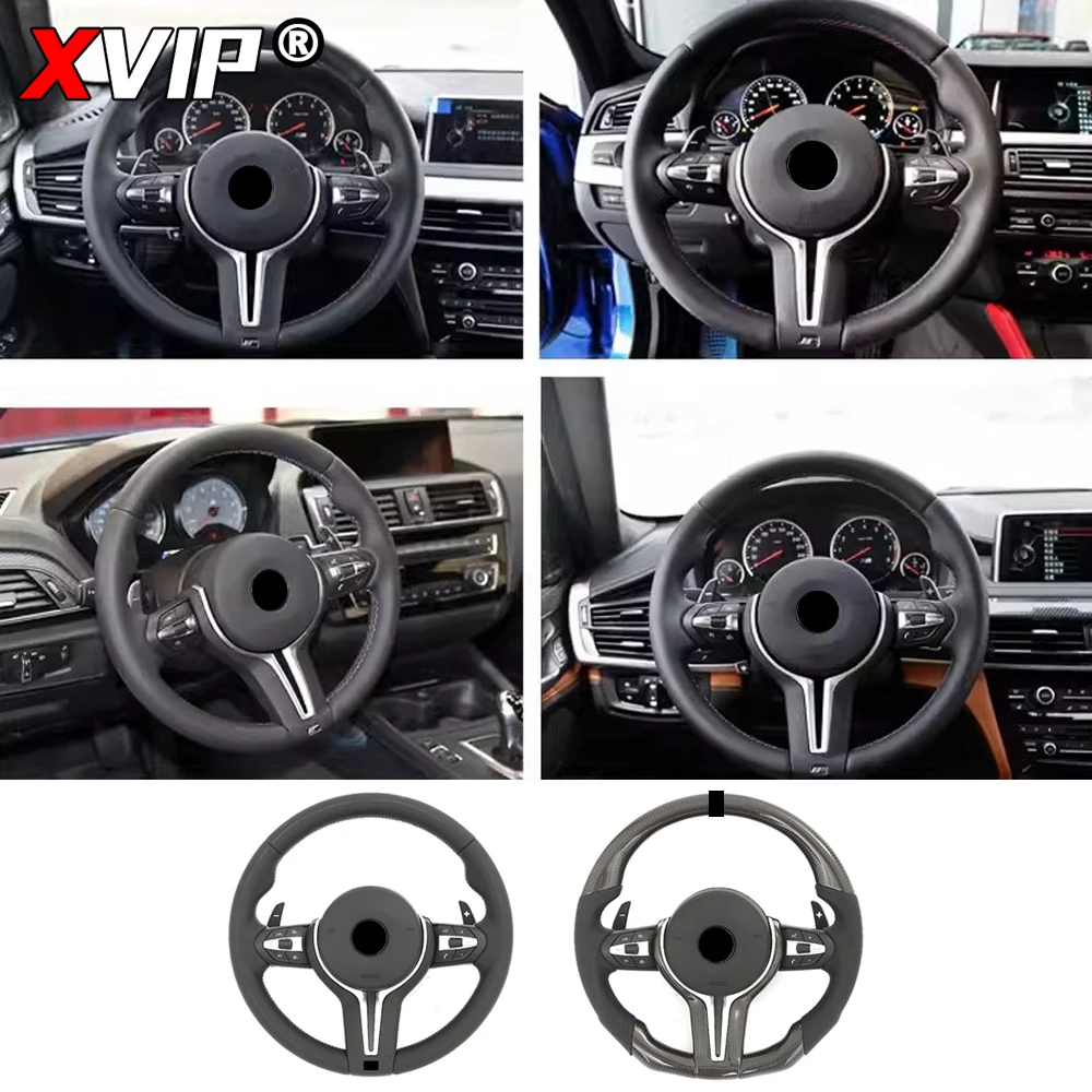 Carbon Fiber M3/M6 Style Steering Wheel For BMW F80 F82 F87 F12 F13 F86 F33 M2 M3 M4 M5 M6 F85 X5 X6 F30 E46 E70 E71 E72 E81 E88