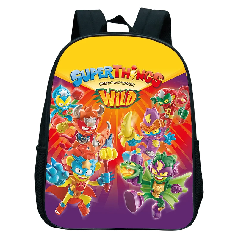 SuperThing Wild Kid Backpack Boys Girls Kindergarten Bag Children School Bags Superzings Toddler School Backpack Cartoon Bookbag