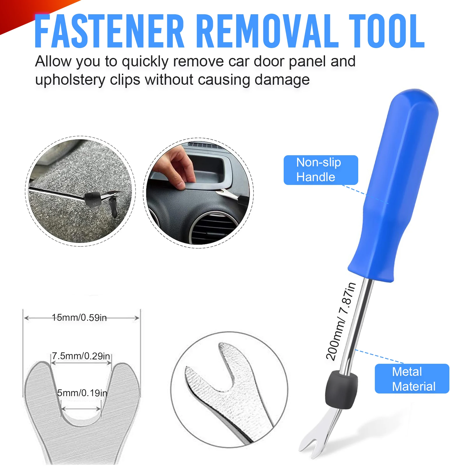 

MICTUNING 1295PCS Car Bracket and Clip Removal Tool Set, automotive repair tools, small car parts and accessories,Ford, General