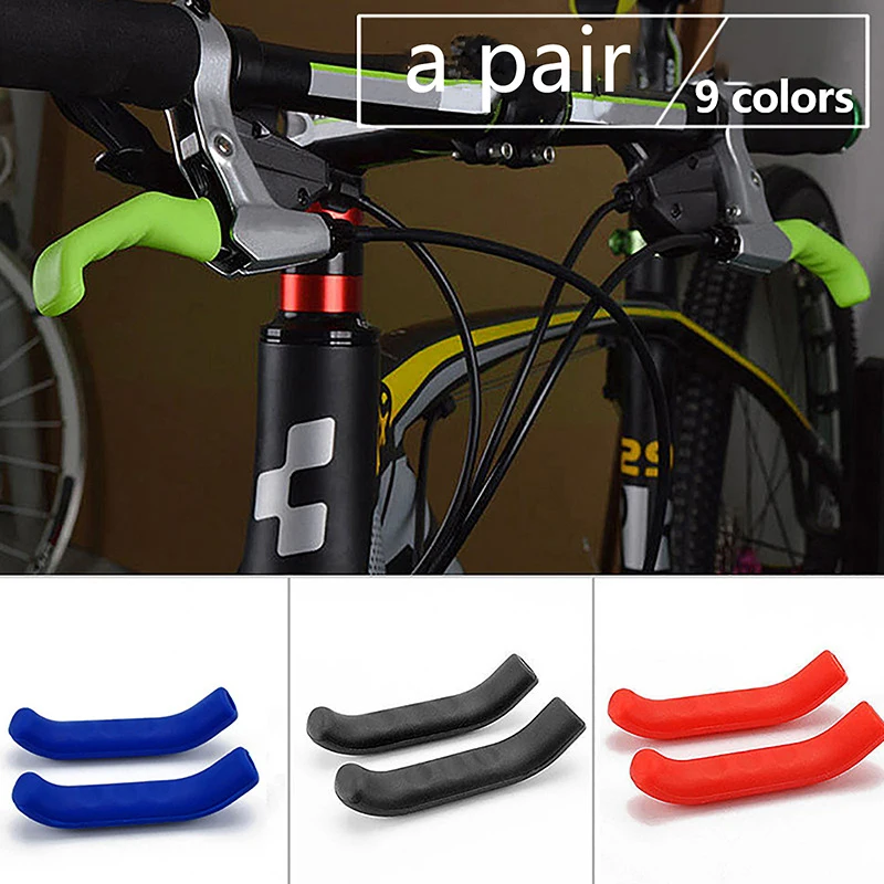 1 Paar Fahrradbremsabdeckungen aus Silikon für Mountainbikes, Rennräder und Falträder