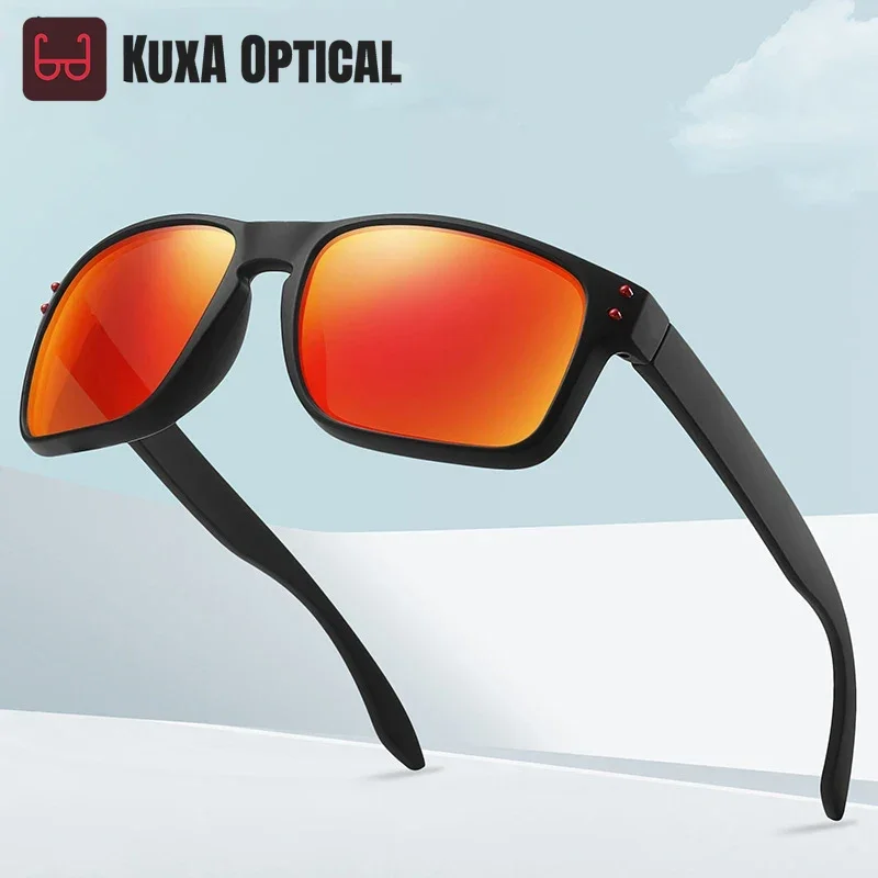 

XUKA Polarized Driving Myopia Prescription -0.5 to -6.0 Men Women Designer Glasses Sunglasses Square TR90 Frame Customizable