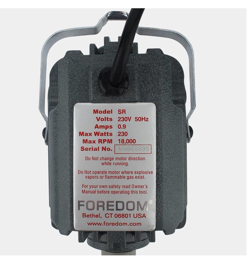 FORDEOM SR Hanging Flex Shaft Grinder 230W Rotary Tool with Stepless Speed Foot Pedal Rotary Carver for Carving, Buffing,Polish