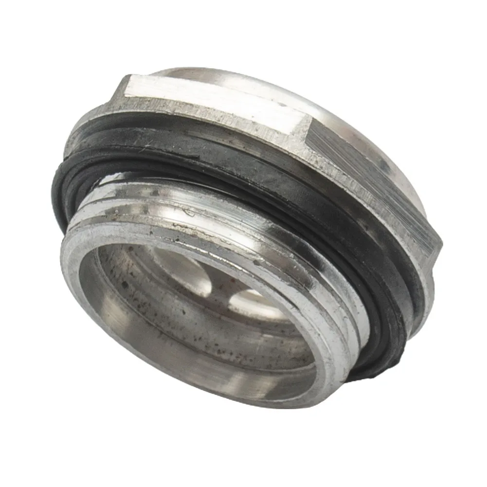 Oil Face Mirror Male Thread Plastic Replacement Universal 3/4" BSPT Air Compressor Clear Fitting Part