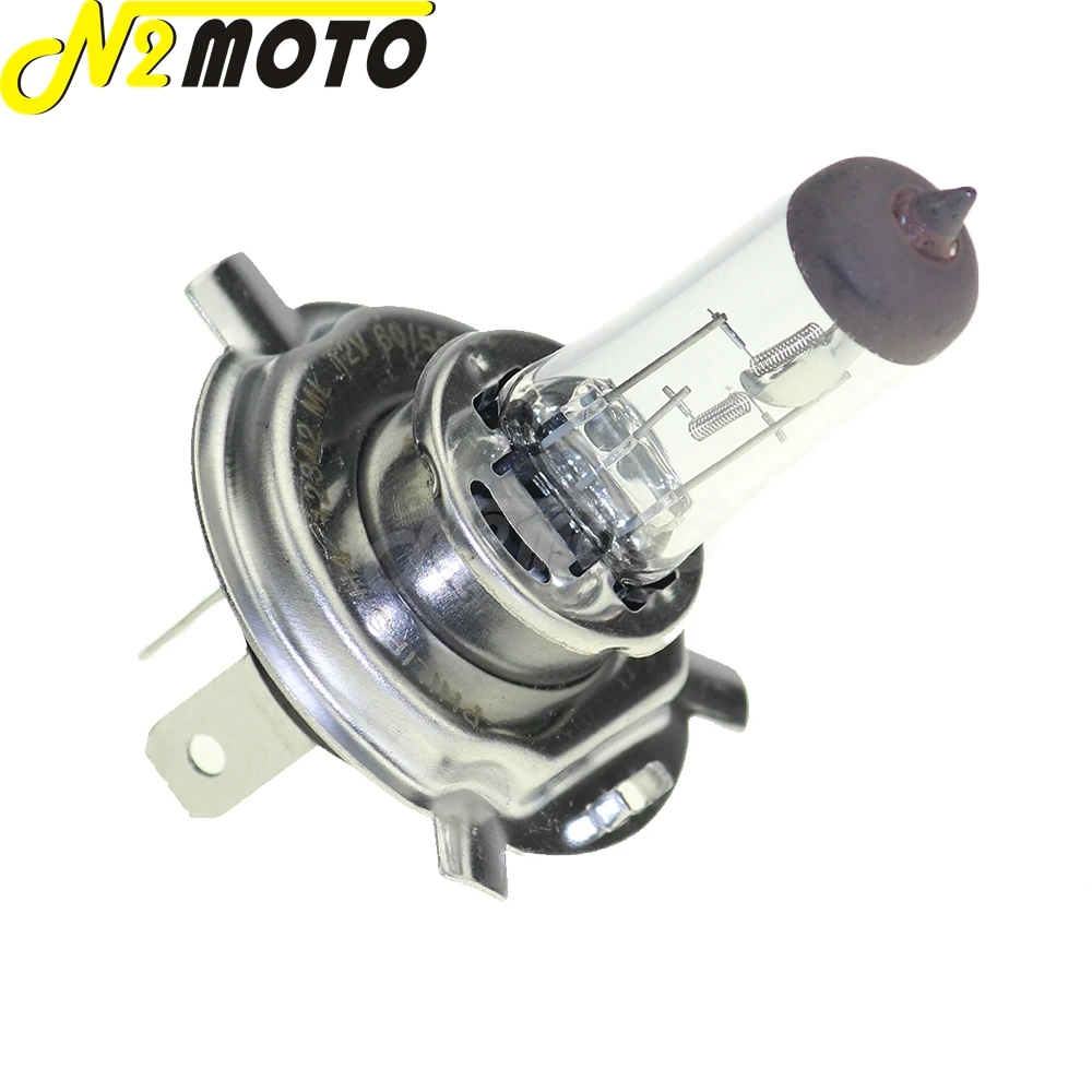 12V Motorcycle H4 Bulb Headlight 60/55W Hi/Lo Beam Front Headlamp For Harley Sportster XL Dyna Softail Chopper Bobber Cafe Racer