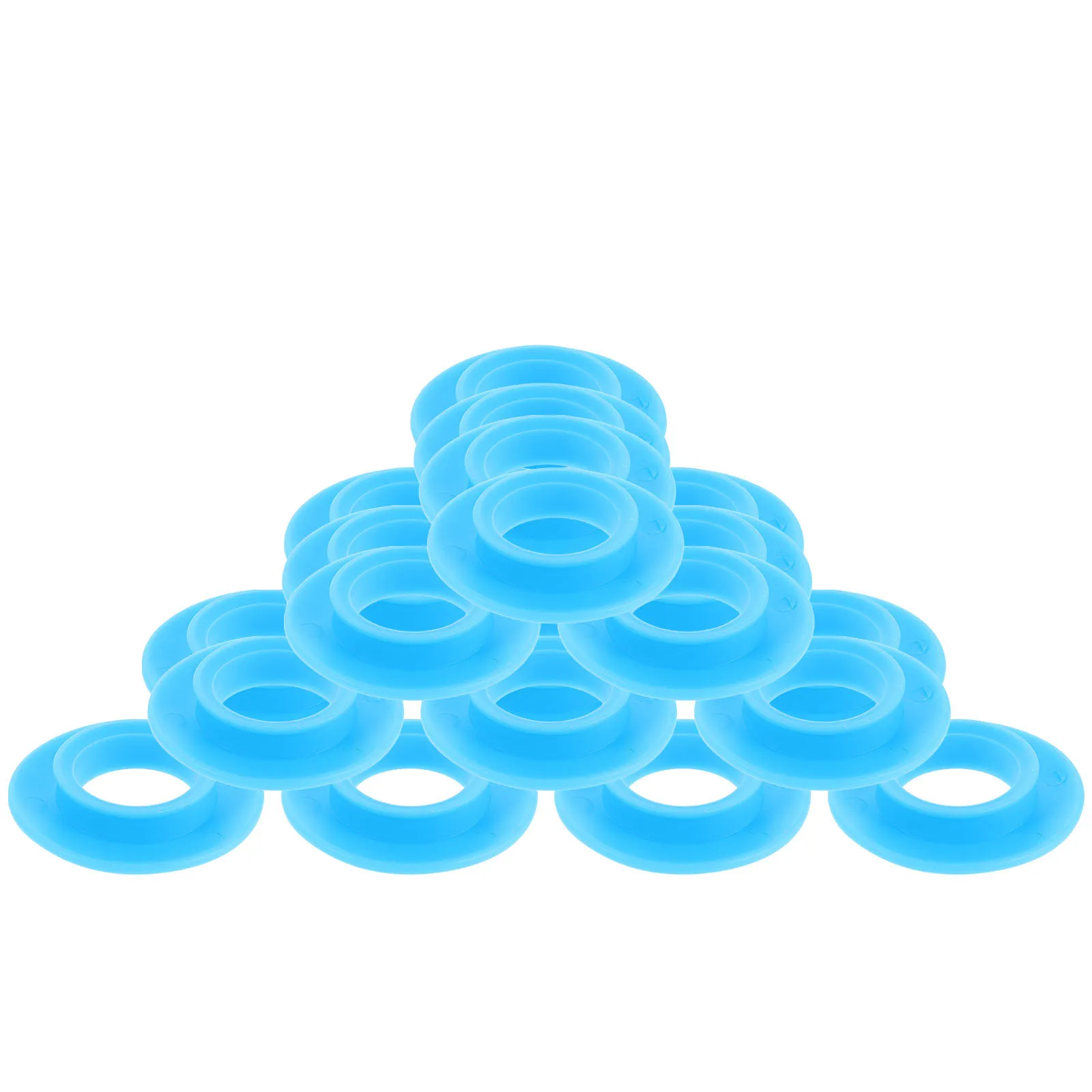 

25pcs Kayak Drip Rings Universal Paddle Splash Guards For Canoe Replacement Parts Lightweight Quick-Install Waterproof For Water