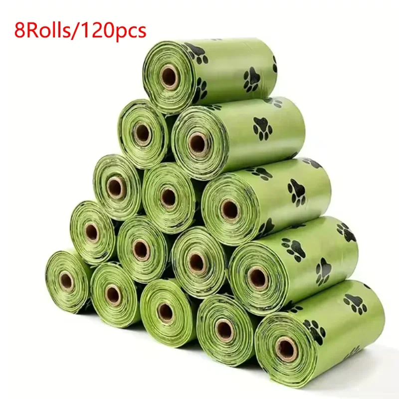 Thickened Biodegradable Pet Waste Bags, Leakproof Disposable Poop Bags, Portable Cleaning Bags for Dog and Cat Outdoor Use