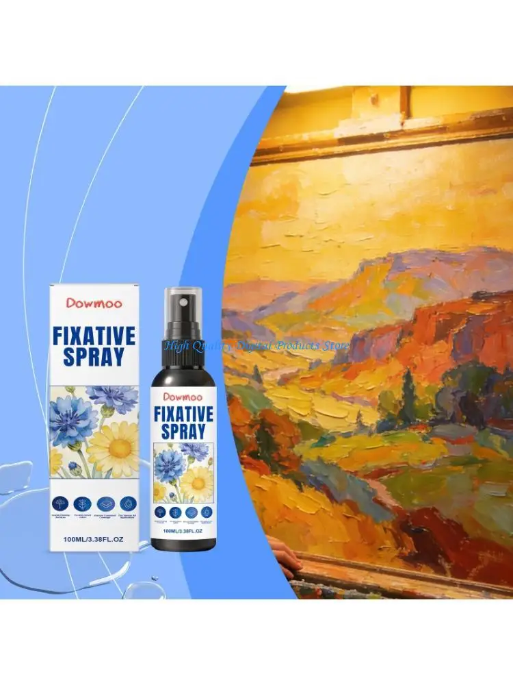 

U2JE Easy To Use Protective Coating Sprays Fast Acting Sprays For Drawing And Paintings Ensures Long Lasting Preservations