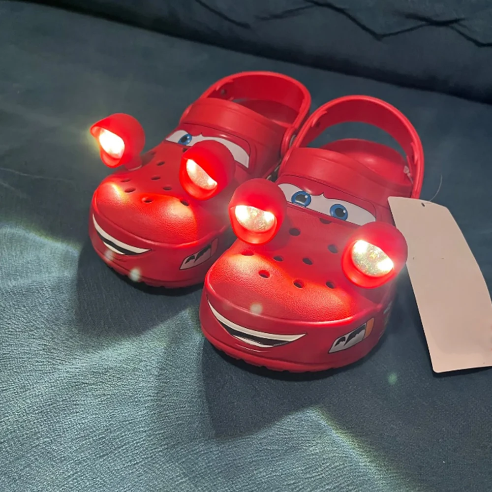 

8 PVC LED shoe lights, accessories suitable for nighttime walking, camping, and dog walking, shoe lights, 3 lighting modes