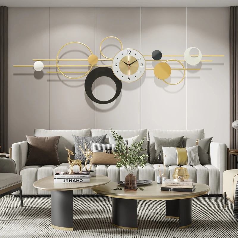 

Silent Electronic Large Wall Clock Decorative Unusual Kitchen Wall Clock Modern Design Horloge Murale Home Design Exsuryse