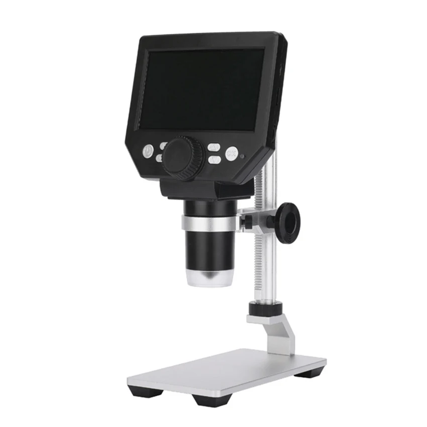 

G1000 Digital Electron Microscope 4.3 Inch Large Base LCD Display 8MP 1-1000X Continuous Amplification Magnifier Microscope