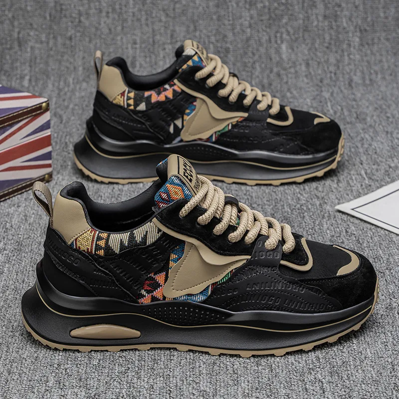 

Men's Shoes 2025 Autumn New Casual Versatile Comfortable Fashion Trend Niche Non-slip Wear-Resistant Retro Sneakers