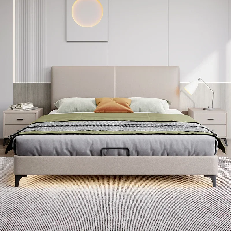 Petit appartement, ultra fin, chevet, lit moderne, simple et encastré