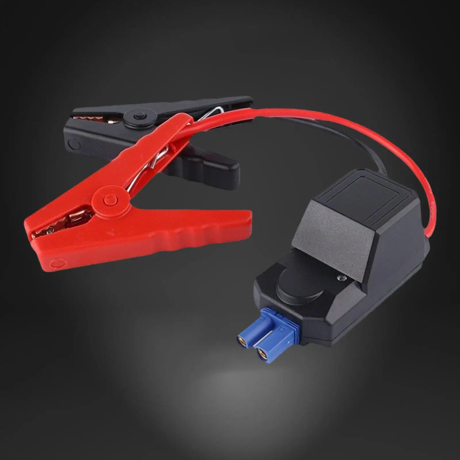 Car Battery Clips Alligator Clips 650A Cars Portable Protective Travel Trailer Generic Jump Starter Cable with Battery Clamps