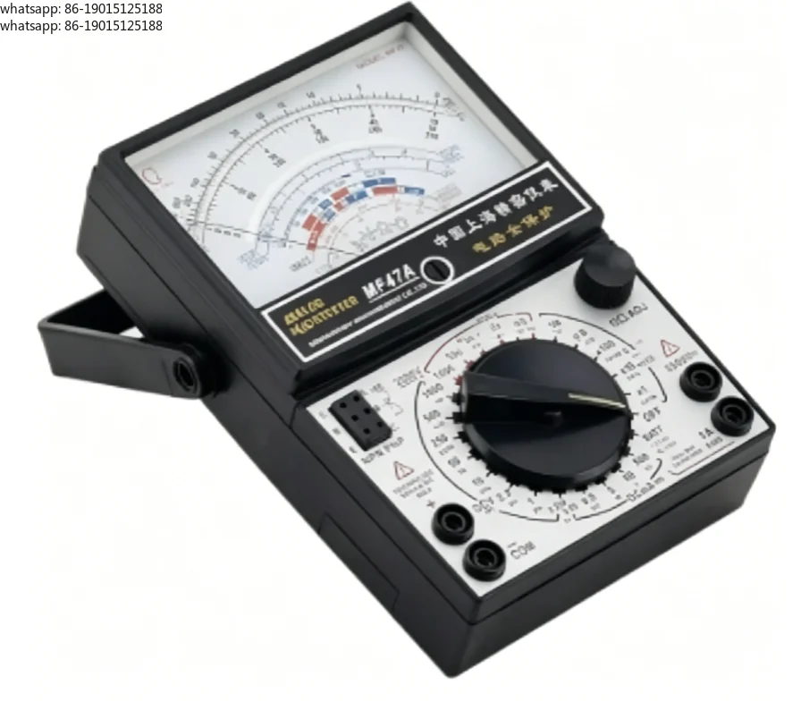 Multi purpose electric meter, multimeter, pointer type physics teaching instrument