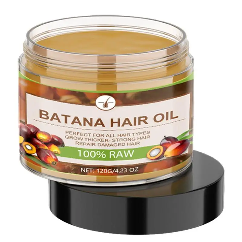 

120g Batana Hair Oil Strong Hair Growth Oil Massage Batana Hair Care Anti Hair Break Hair Regrowth Thicker Hair Care Growth