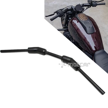 할리 스포스터 S 1250 RH1250S 2021-22 용 오토바이 드래그 바, 블랙 헤비 듀티 스틸 프론트 커브 핸들 바, 7/8 인치, 22mm