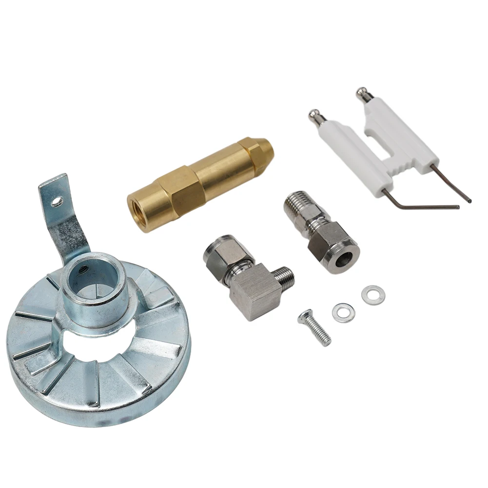 Siphon Air Atomizing Spray Nozzle for Waste Oil Burners Adjustable Pressure and Flow Control for Various Applications