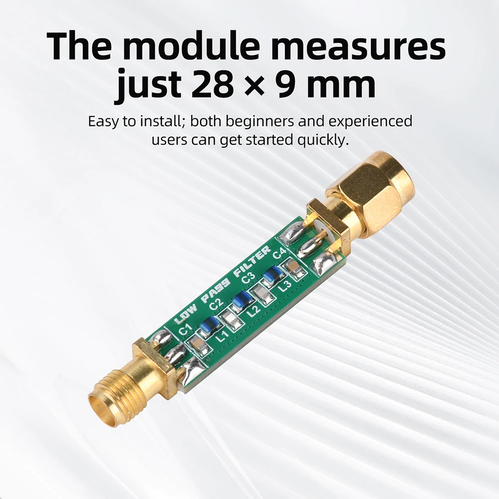 30MHz LPF Low Pass Filter Module for Clear AM Shortwave Radio Signal Reception with Enhanced SNR High Quality