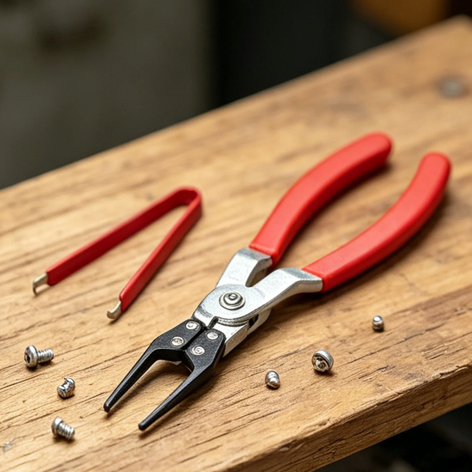 Fuse Extractor Relay Removal Pliers Slender Clamp Tip Offset Handle Design for forged Metal Construction For Car Maintenance