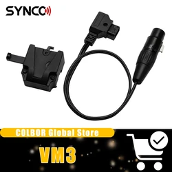 COLBOR VM3 Kit V Mount Adapter Plate for COLBOR CL220 CL220M CL220R CL330 CL330M Video Light with D-Tap to XLR Cable