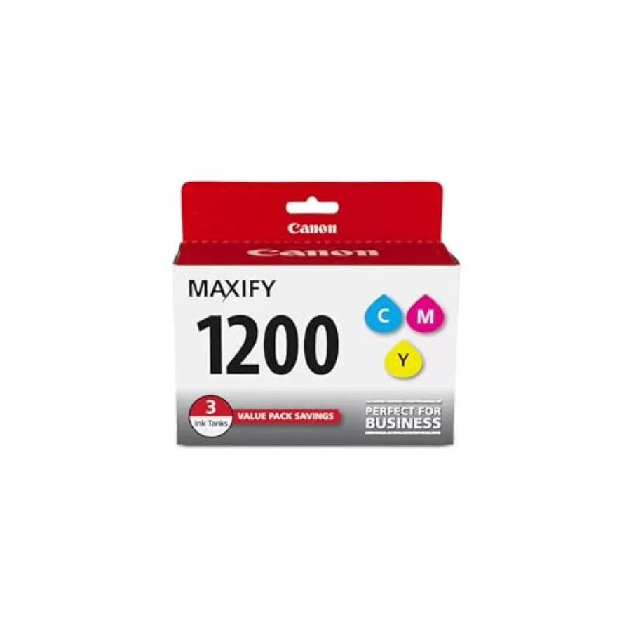 

Набор чернил MAXIFY PGI-1200, 3 цвета, совместимый с MB2120, MB2720, B2020, MB2320 (голубой, пурпурный, желтый)