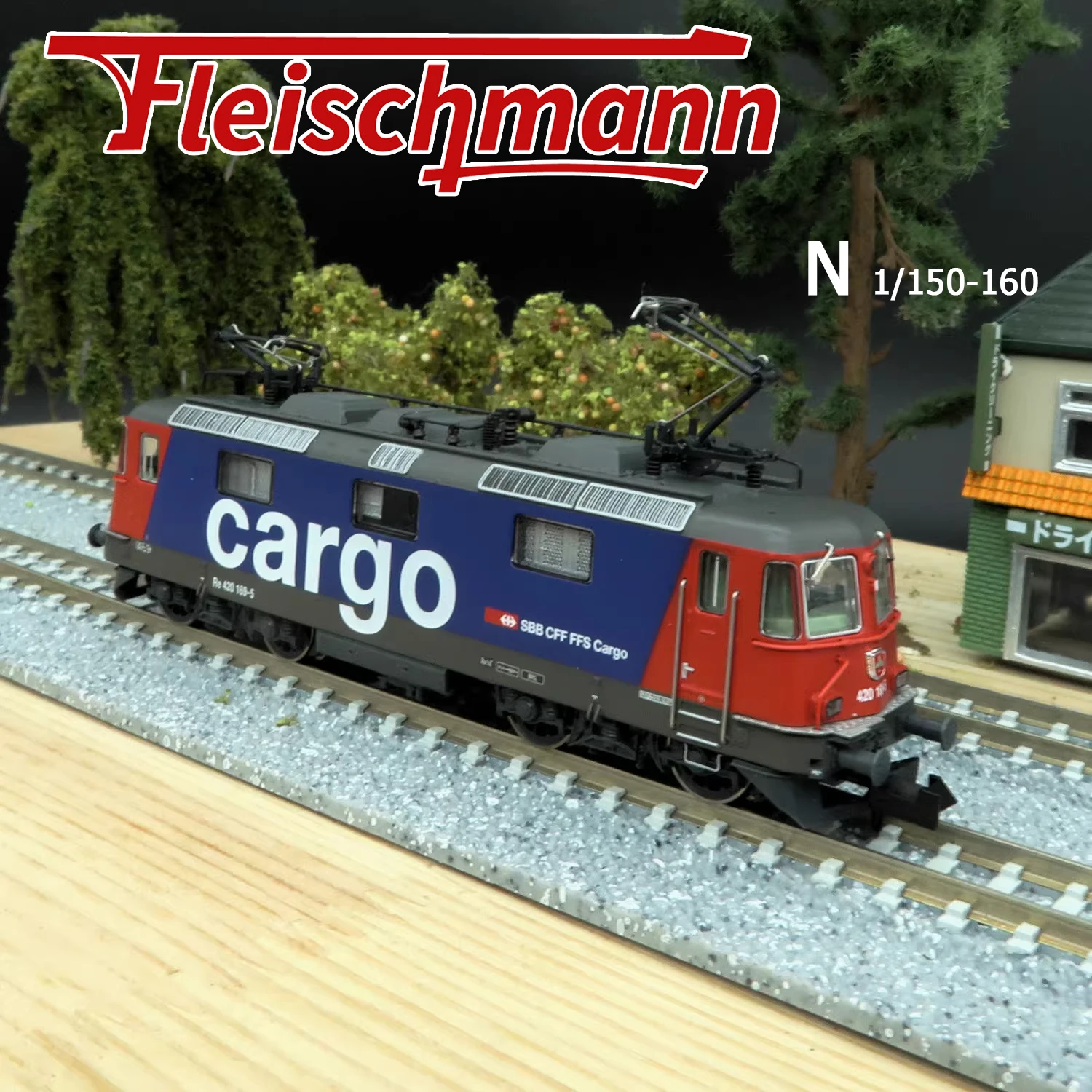 

FLEISCHMANN N 1/160 игрушечный поезд 732406-732476 RE420 электрический локомотив DC/цифровые звуковые эффекты модель поезда подарок для мальчика